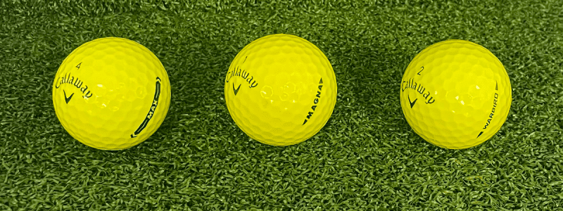 Golf Balls Everywhere Recycled Callaway Mix