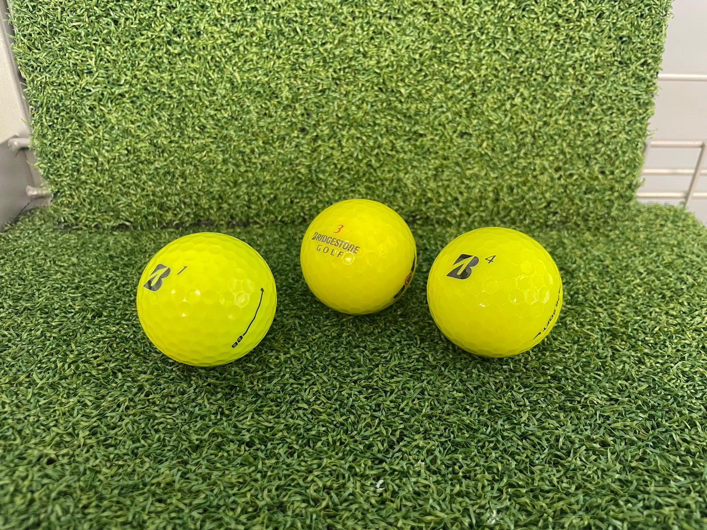 Golf Balls Everywhere Recycled Bridgestone Yellow Mix